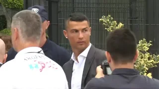 Cristiano Ronaldo Arrives At Juventus To Complete Move From Real Madrid