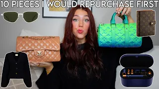 MY TOP 10 LUXURY PIECES I WOULD REPURCHASE FIRST! | Kenzie Scarlett