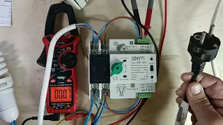 CONEXIONES Y PRUEBAS DEL INTERRUPTOR DE TRANSFERENCIA AUTOMATICA