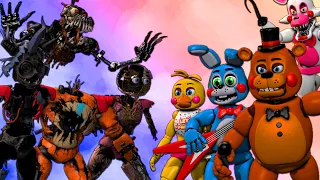 [SFM FNAF] Toys vs Security Breach Ruin Animation