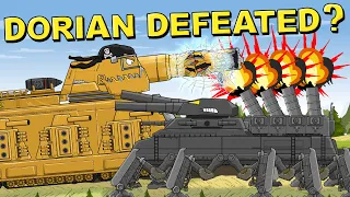 "Was the American Dorian defeated?" Cartoons about tanks