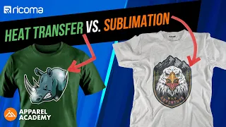 HEAT TRANSFER Vs. SUBLIMATION  | T-Shirt Printing & More | Apparel Academy (Ep56)