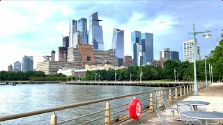 Quiet Evening Walk Along The Hudson River NYC