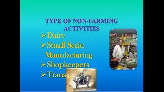 non farm activities