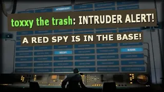 INTRUDER ALERT! A RED SPY IS IN THE BASE!