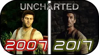 EVOLUTION of UNCHARTED gameplay & graphic in 4 minutes (2007-2017) video game graphic
