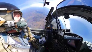 Bulgarian MiG-29 Fulcrums (Cockpit View) Join USAF F-16 Vipers Over Black Sea Region On NATO Mission