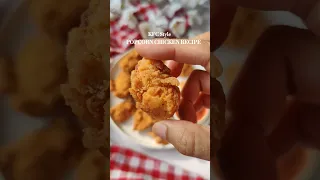 Crispy Fried Chicken Popcorn KFC Style Recipe 💫👆😍❤️🍿#shorts #youtubeshorts