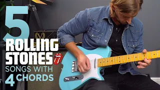 Play 5 Rolling Stones songs with 4 chords