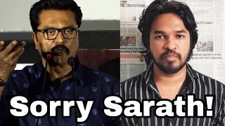 😔 Sorry 🃏 SarathKumar Ji!! | Tamil News | Madan Gowri | MG
