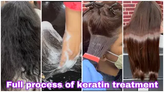 Full details process of keratin treatment/tutorial/step by step/ Luxliss/Global keratin/Cadiveu