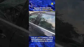 UATV camera crew was affected by Russian shelling if Kramatorsk