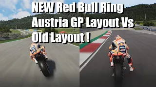 NEW 2022 Red Bull Ring Spielberg [ Austria GP ] Vs Old Layout ! MotoGP 22 4K