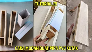 EASY WAY TO MAKE PVC PIPE INTO A BOX