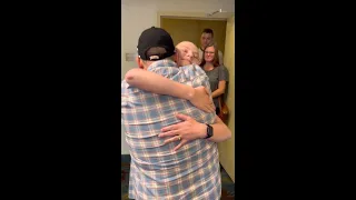 Heart transplant recipient meets father of donor