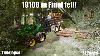 Fs22 Forestry | 1910G in final fell! | Timelapse