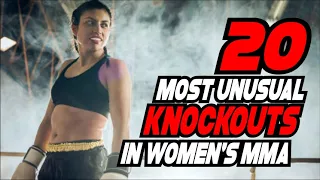 20 MOST UNUSUAL KNOCKOUTS IN WOMEN'S MMA | Reaction