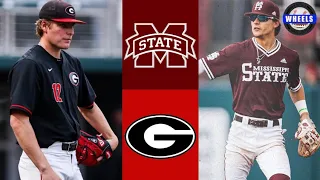 #23 Mississippi State vs #20 Georgia Highlights | 2022 College Baseball Highlights