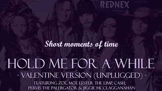 Hold Me For A While - Valentine version (unplugged) by Rednex (lyric video)