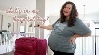 what's in my hospital bag? pack with me for c-section birth!