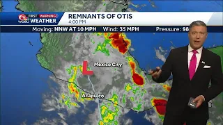 The latest on what was Otis and Hurricane Tammy