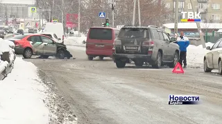 Массовая авария произошла в Бердске