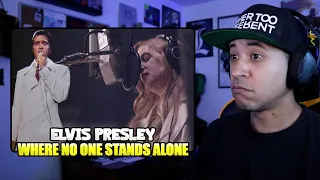 Elvis Presley - Where No One Stands Alone (Official Music Video) Reaction