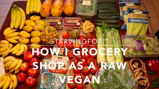 How I Grocery Shop as a Raw Vegan