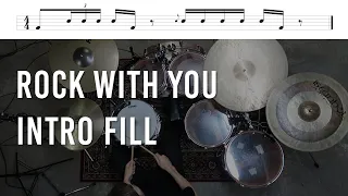 Intro Drum Fill for Michael Jackson's "Rock With You" - 1 MINUTE DRUM LESSON  |  Jon Foster