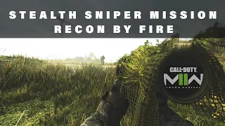 MW 2 Stealth Sniper Mission - Recon By Fire