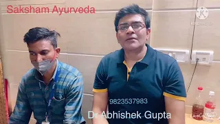 AVN 3rd & 4th grade patient feeling happy after Ayurvedic treatment by Dr Abhishek Gupta