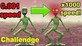 dame tu cosita  slow 000.1 to fast x1000 speed  | challenge