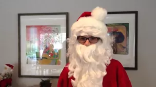 Santa Tommy wishes you a Merry Christmas