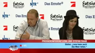 Pressekonferenz mit Stefan Raab und Lena Meyer Landrut- Switch reloaded