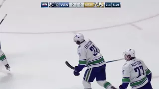 Loui Eriksson 1st Goal vs NSH November 30, 2017