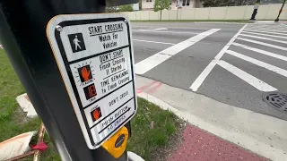 Polara iNS Crosswalk buttons on Prospect Ave and Mount Prospect Rd [Revisit]