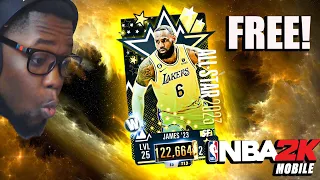 HOW TO GET A FREE ALL-STAR LeBron in NBA 2K Mobile!!