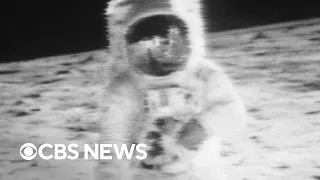 From the archives: Neil Armstrong's first steps on the moon in 1969