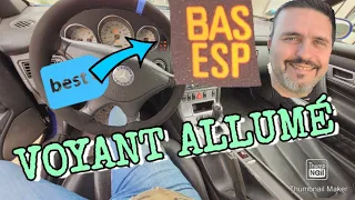 VOYANT (BAS , ASR , ESP ) ALLUMÉ !! POURQUOI ? COMMENT L'ENLEVER ?