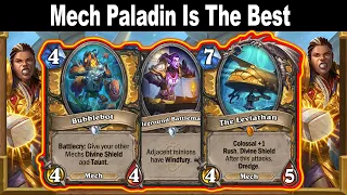 12-0 Wins With My Mech Paladin Deck! Best For Legend Climb! Voyage to the Sunken City | Hearthstone