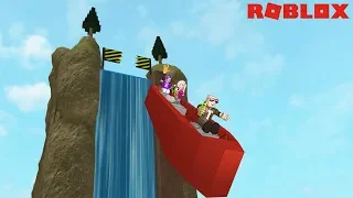 FALLING DOWN 9,999,999,999 FEET IN A CANOE! 🛶 / Roblox: Canoe Without a Paddle