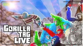 Gorilla tag ONLY UP LIVE W/FANS (PC) (MINIGAMES AND MORE!) fan lobby!