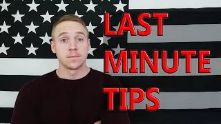 Basic Training | LAST MINUTE TIPS Before Leaving