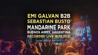 Emi Galvan b2b Sebastian Busto @ Live at Manderine Park (Progressive House/Melodic Techno DJ)