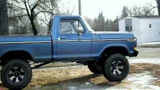 Stock 1979 Ford F-150 cold start