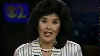 KCBS 2 News at 11 Los Angeles October 11 1988