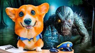 CORGI DETECTIVE: The Mystery of the Appearance of LOCHLA!! Corgi Korzhik Talking dog