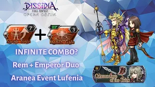 The Ultimate Combo? Emperor + Rem | Aranea Event Lufenia | No Summon Used [DFFOO GL- Vol#86]