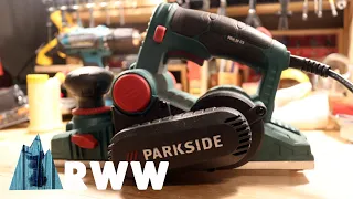 Parkside Electric Planer PEH 30 C3 Unboxing and Test