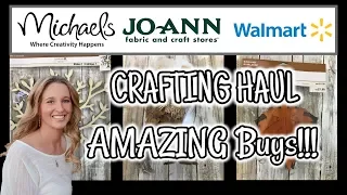 AMAZING Buys Michael's | Joann's | Walmart CRAFTING and DECOR HAUL
